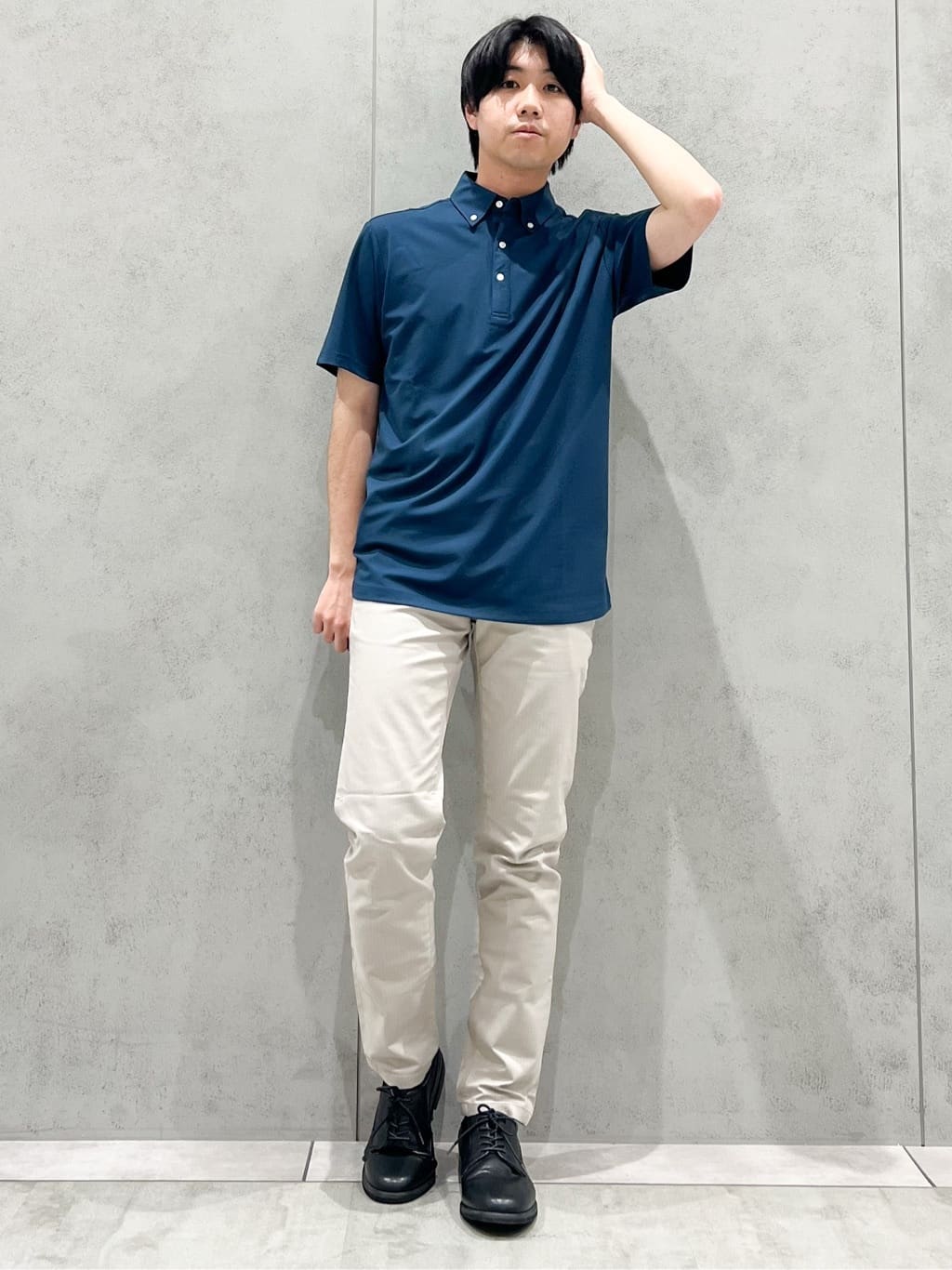 SHI-MAさんの「THE SHOP TK｜【オールシーズン穿ける！】7DAYSストレッチへリンボンパンツ　ON&hArr;OFF兼用」を使ったコーディネート