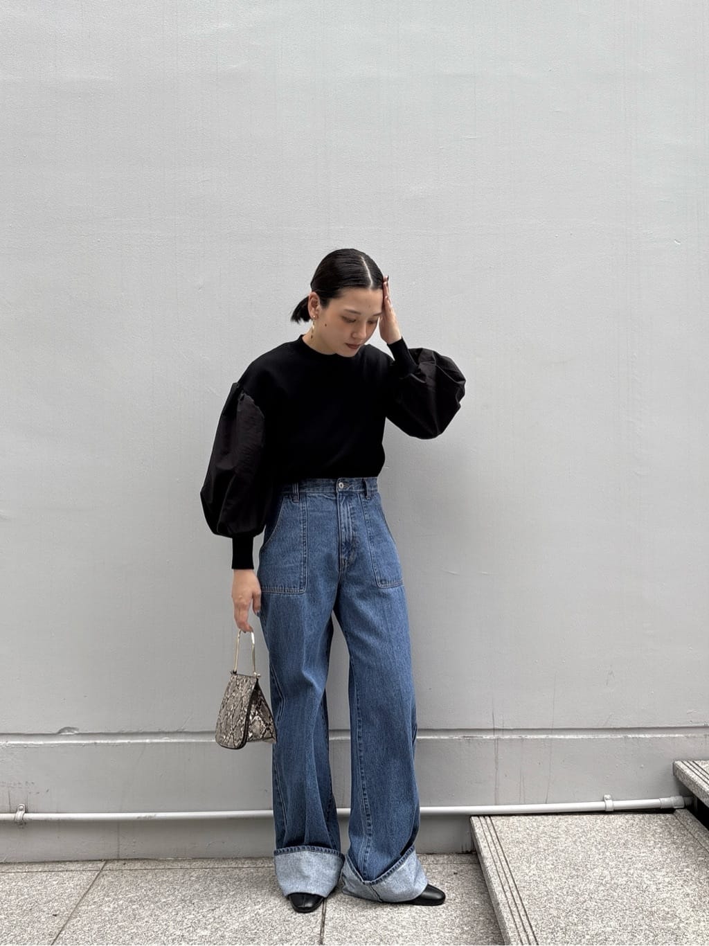 ayanoさんの「INDIVI｜ロールアップデニム」を使ったコーディネート
