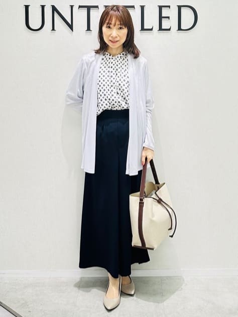 Miwaさんの「UNTITLED｜◆【接触冷感/UV機能/遮熱】ジャージカーディガン」を使ったコーディネート