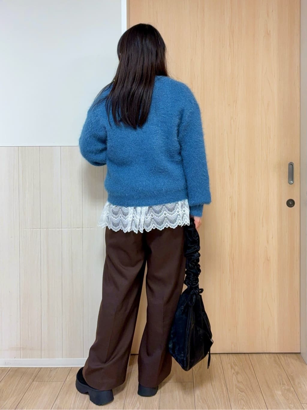 nanaseさんの「SHOO･LA･RUE｜裾フリルレイヤードトップス」を使ったコーディネート