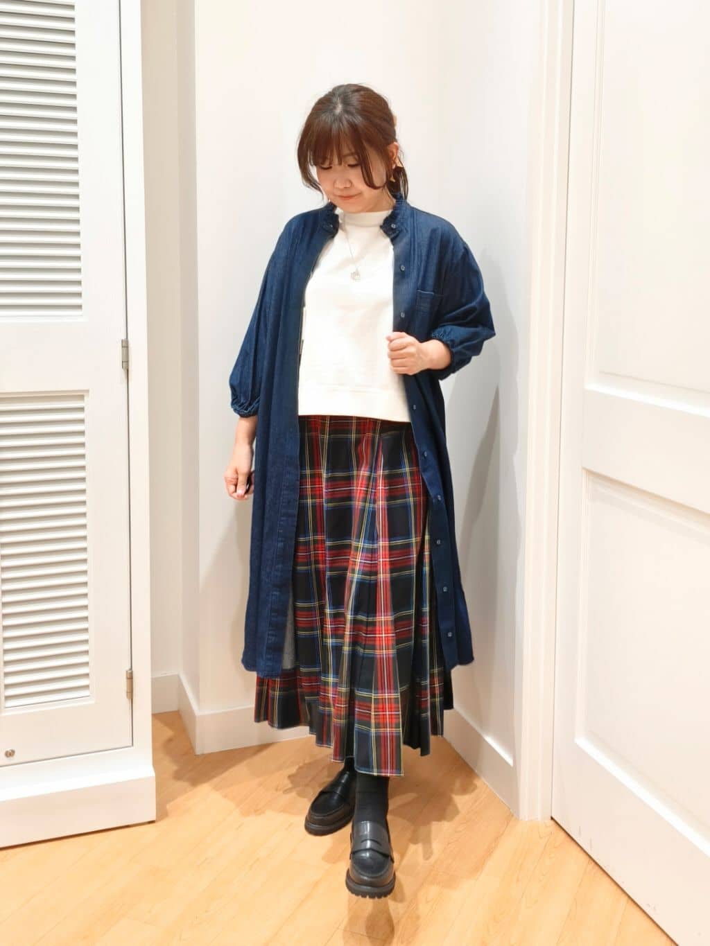 AIKOsanさんの「Dessin｜【洗える】サイドスナップカットソー」を使ったコーディネート