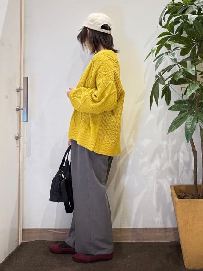 misakiさんの「SHOO･LA･RUE｜【洗濯機可/S-LL】すっきり上品きれい見え タックワイドパンツ」を使ったコーディネート