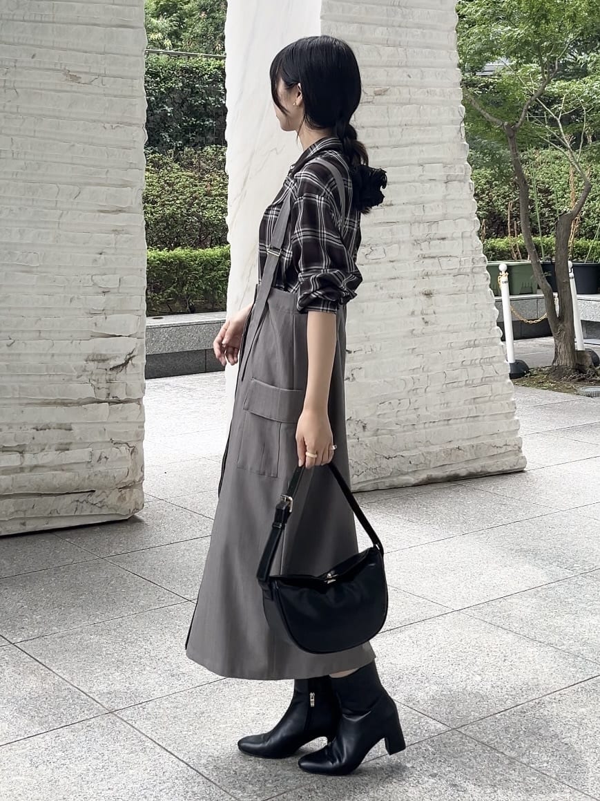 cotaniさんの「grove｜今の季節にちょうどいい　オンブレーチェックシャツ」を使ったコーディネート