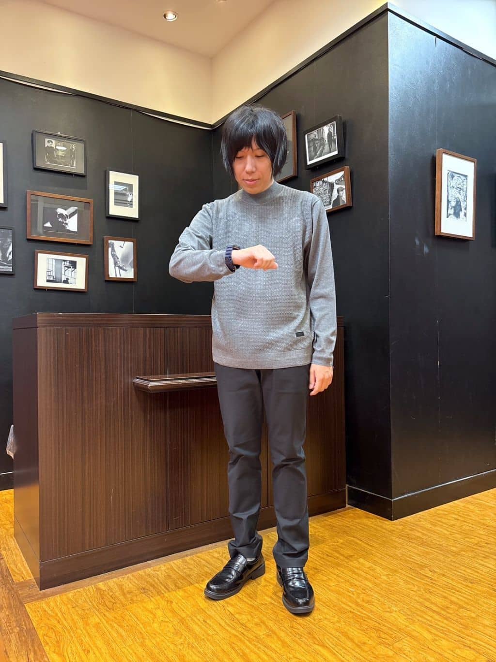 moritaさんの「TAKEO KIKUCHI｜ハイゲージ モックネック ニット プルオーバー」を使ったコーディネート
