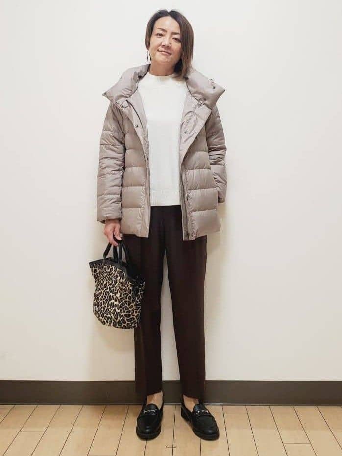 yuuさんの「Reflect｜【SS-4Lサイズ】フーデッドミドルダウンコート」を使ったコーディネート
