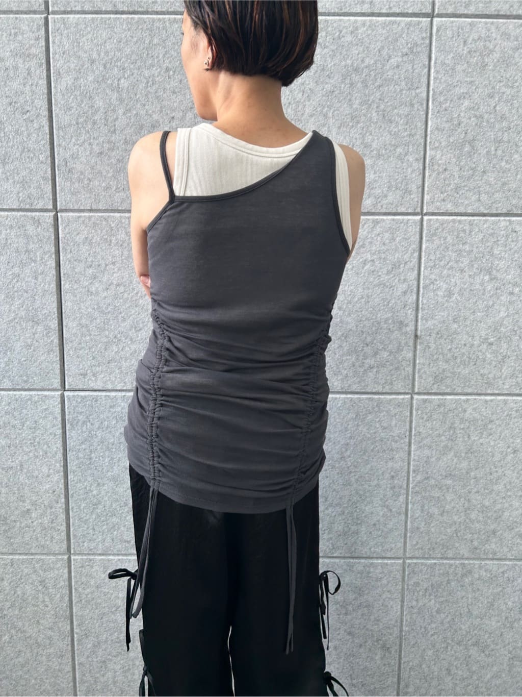 yukoさんの「CODE A｜ribbon easy pants」を使ったコーディネート