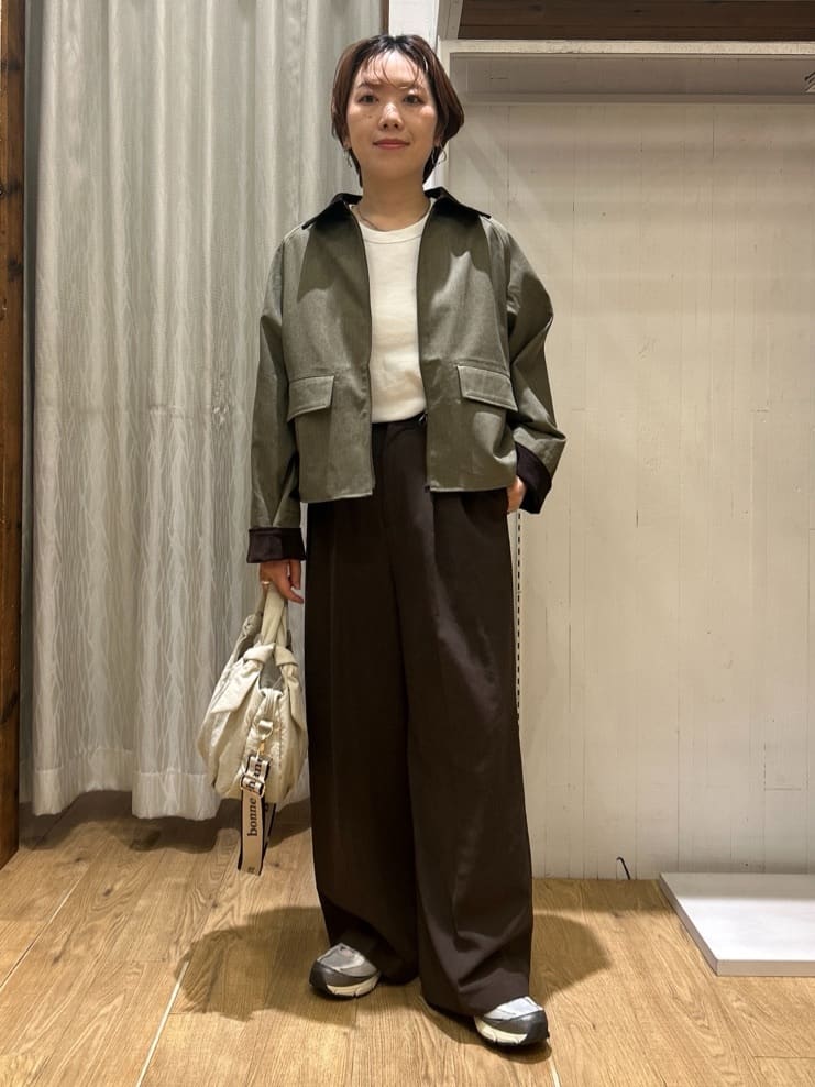 ga_riさんの「THE SHOP TK｜カバーオールジャケット【洗える】」を使ったコーディネート