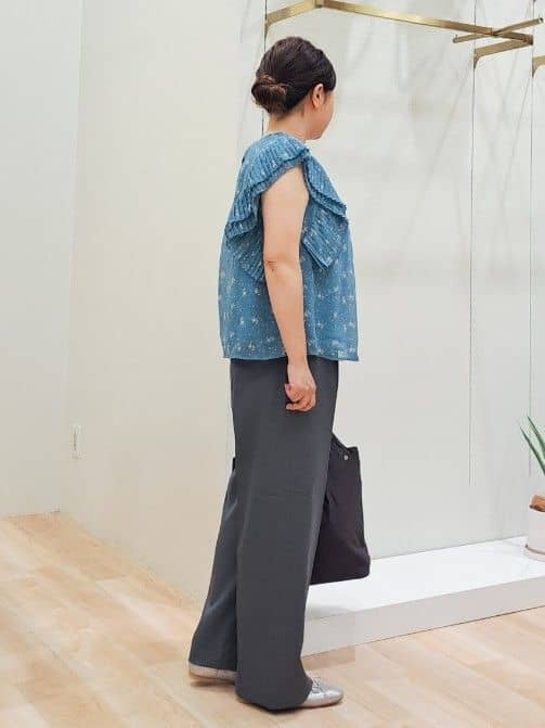 ふるさんの「grove｜最終お値下げ！！【人間工学】つつまれフィットバレエシューズ （抗菌防臭加工裏地使用）」を使ったコーディネート