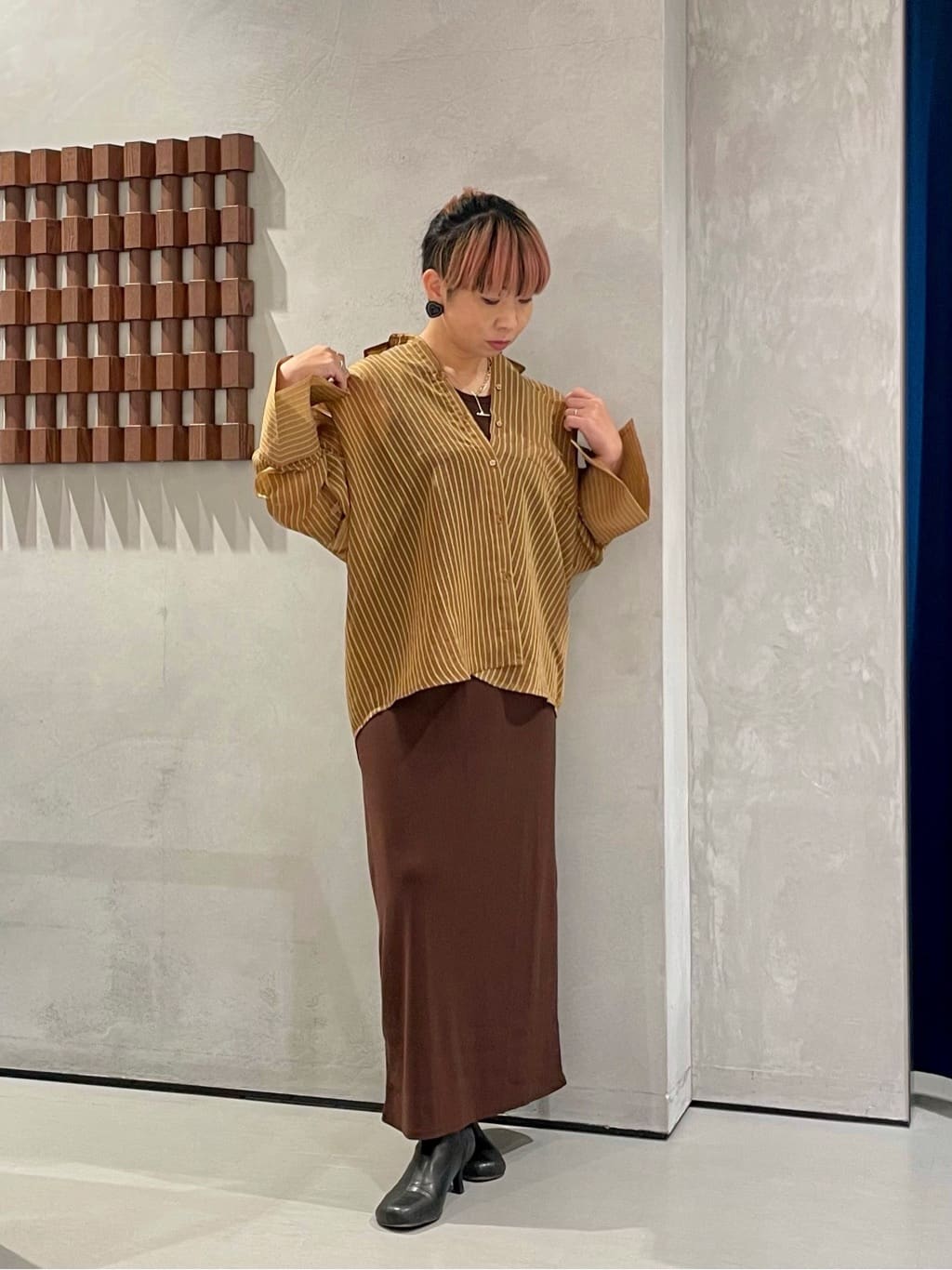 KOUさんの「INDIVI｜タンクトップレイヤードワンピース」を使ったコーディネート