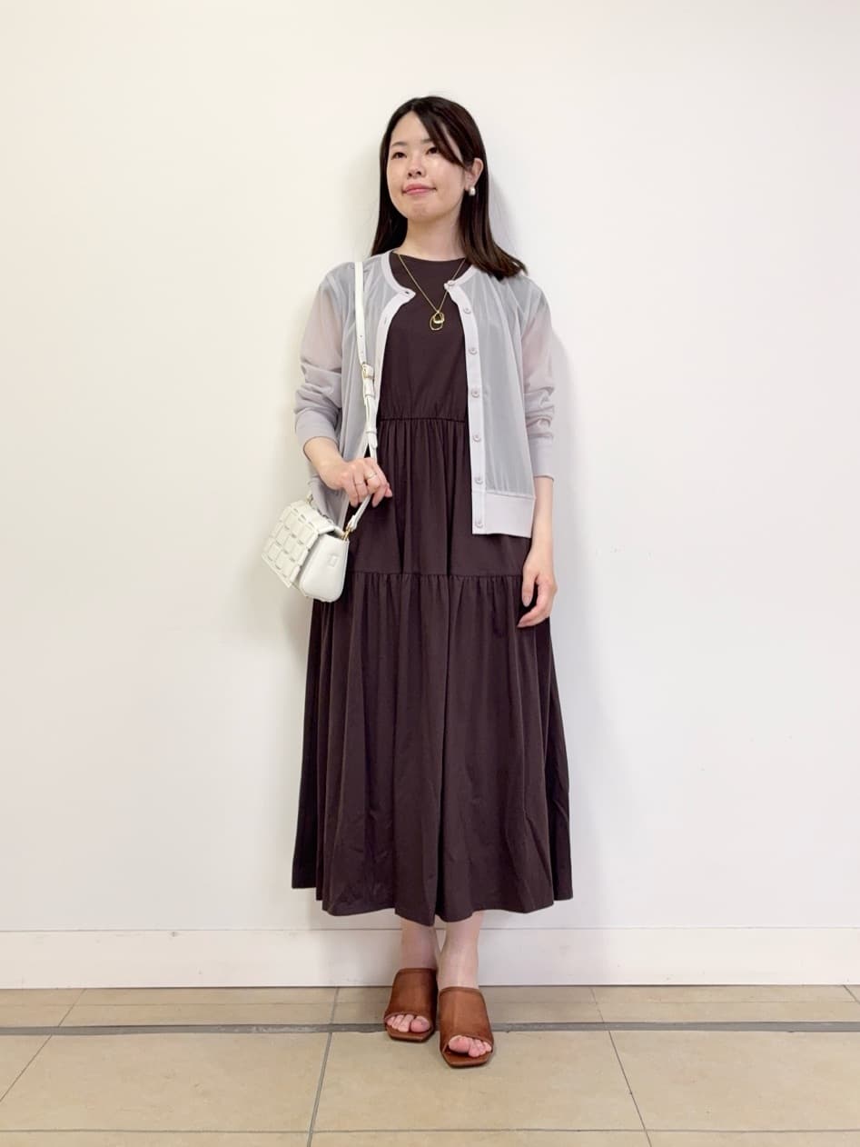 asamiさんの「UNTITLED｜【ティアード/洗える】コットンロングワンピース」を使ったコーディネート