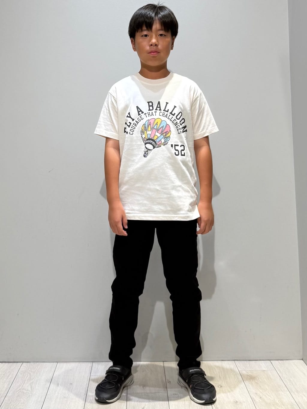 kuboさんの「THE SHOP TK｜【110－160/6色展開】コットン半袖Tシャツ/洗濯機OK」を使ったコーディネート