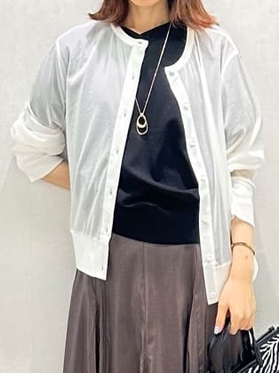 Miwaさんの「UNTITLED｜【追加】ライトダブルリングネックレス」を使ったコーディネート