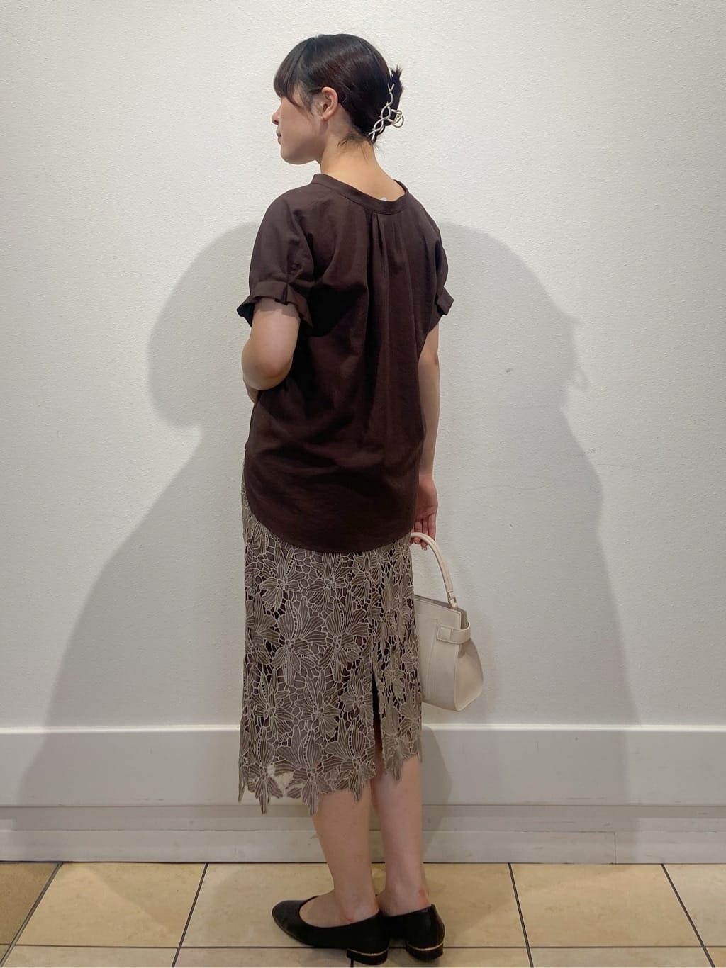 kimiさんの「index｜《7色展開／XS-LLサイズ》タックスリーブスキッパーブラウス【洗濯機洗い可／吸水速乾／抗ピル／防シ」を使ったコーディネート