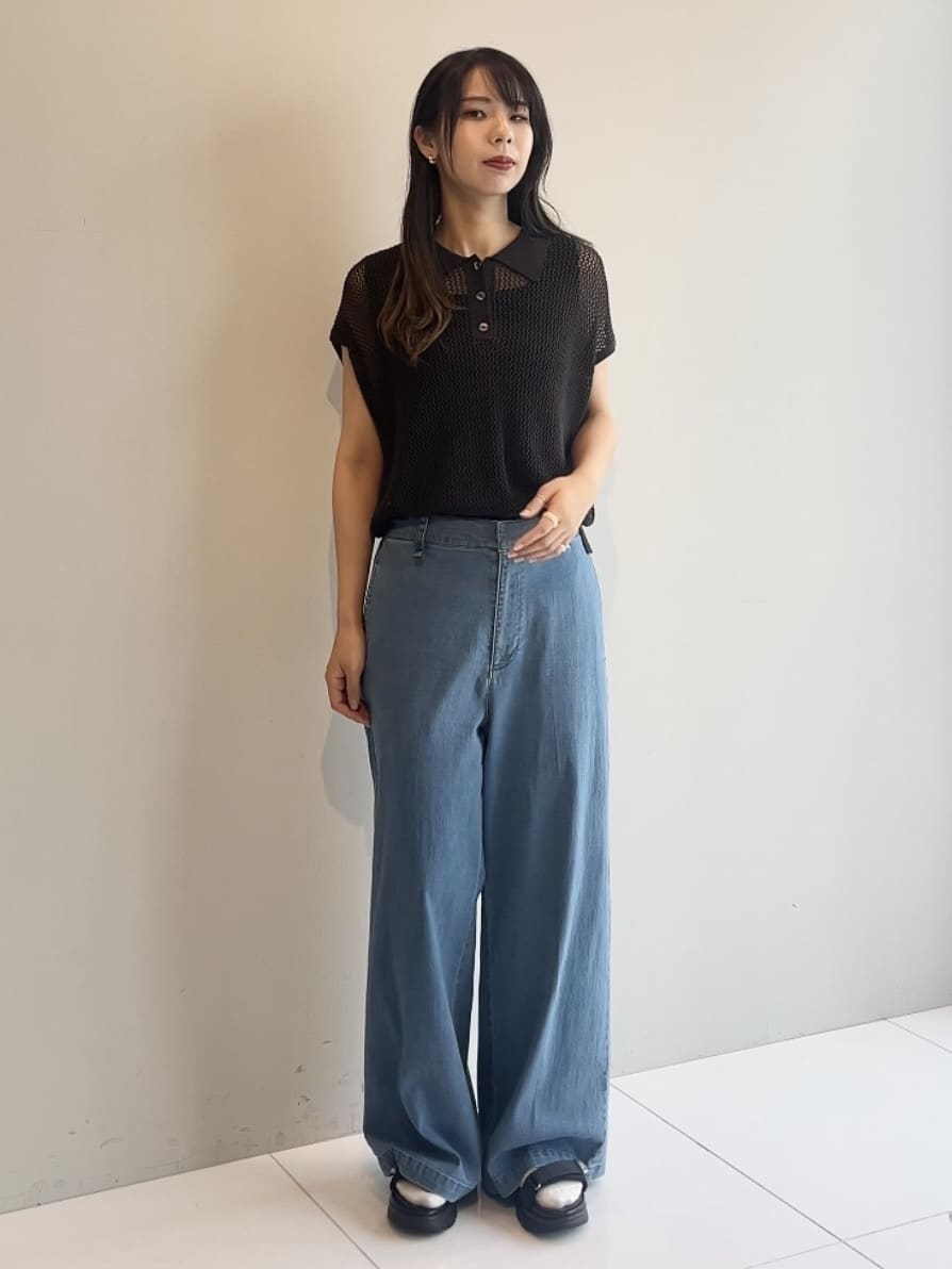 cotaniさんの「grove｜2WAYスクエアネックタンク」を使ったコーディネート