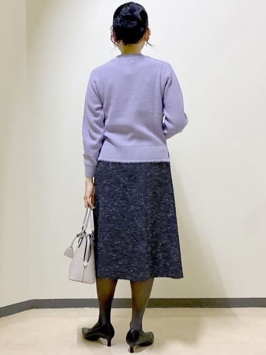  beni_gingerさんの「Reflect｜【ほんのりラメ感◎】ケーブル柄ニット」を使ったコーディネート