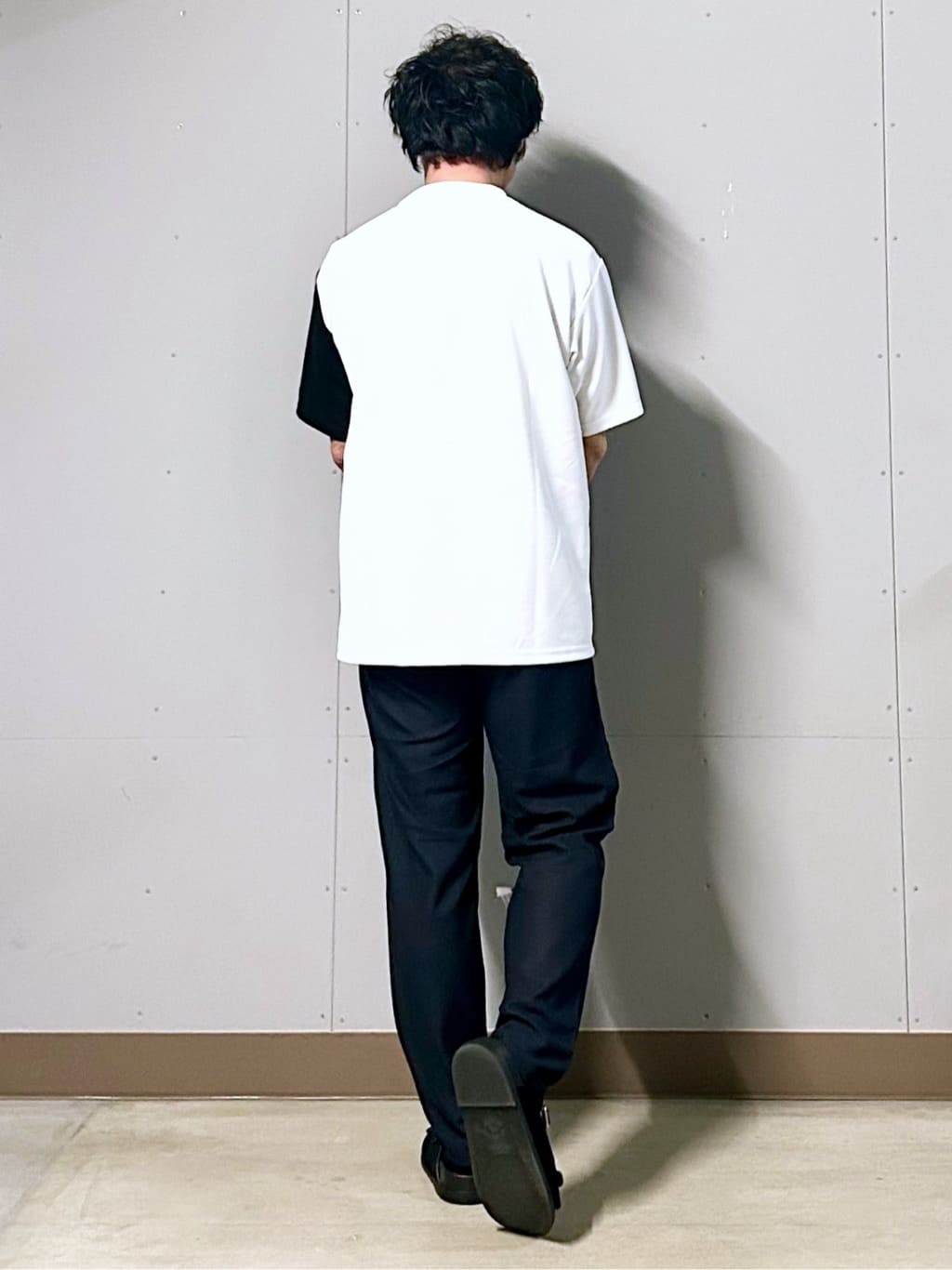 KENJI Iさんの「THE SHOP TK｜ツイルブロッキング 半袖Tシャツ 洗濯機OK」を使ったコーディネート