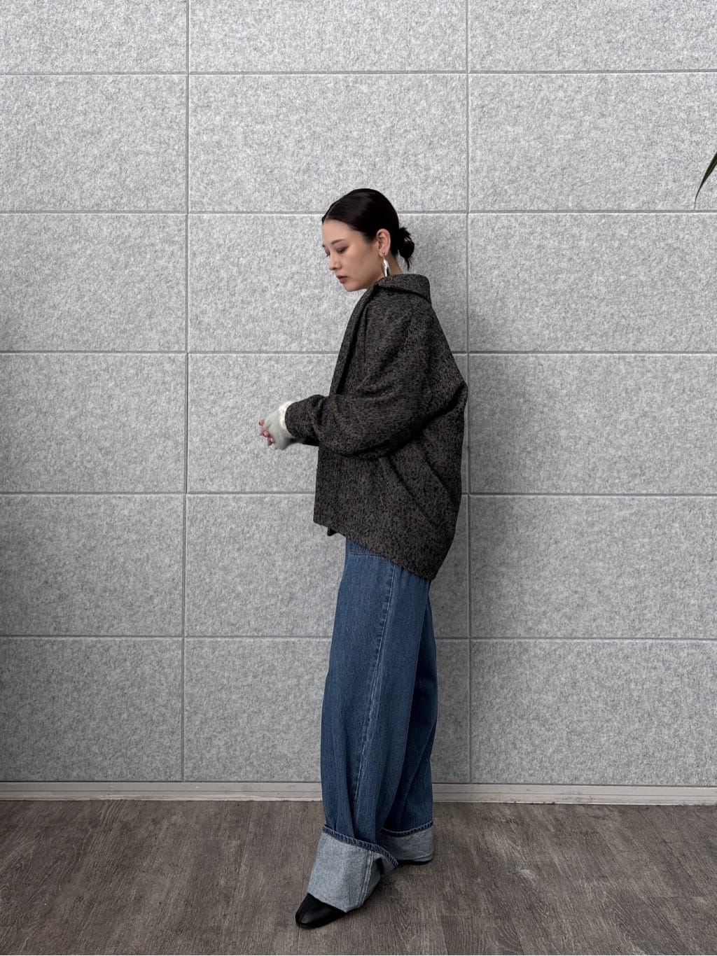 ayanoさんの「INDIVI｜ロールアップデニム」を使ったコーディネート