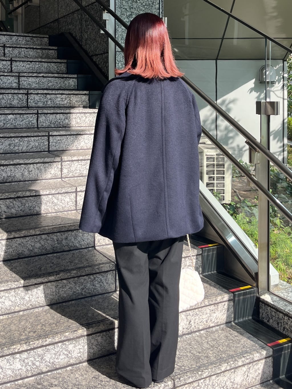 HANNAさんの「OPAQUE.CLIP｜カシミヤブレンドウールミドルピーコート」を使ったコーディネート