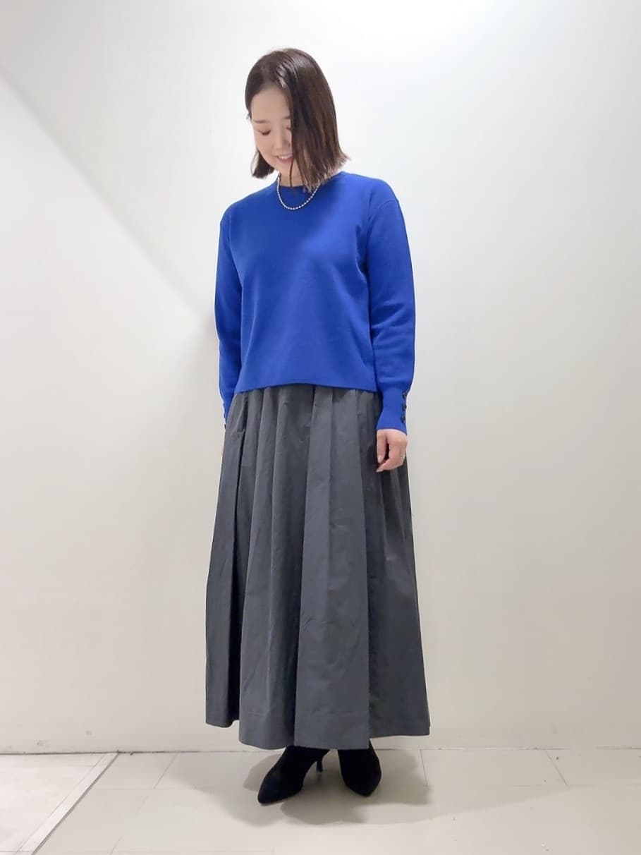 YUIさんの「UNTITLED｜【アンサンブル可/洗える】ウールミラノリブニット」を使ったコーディネート