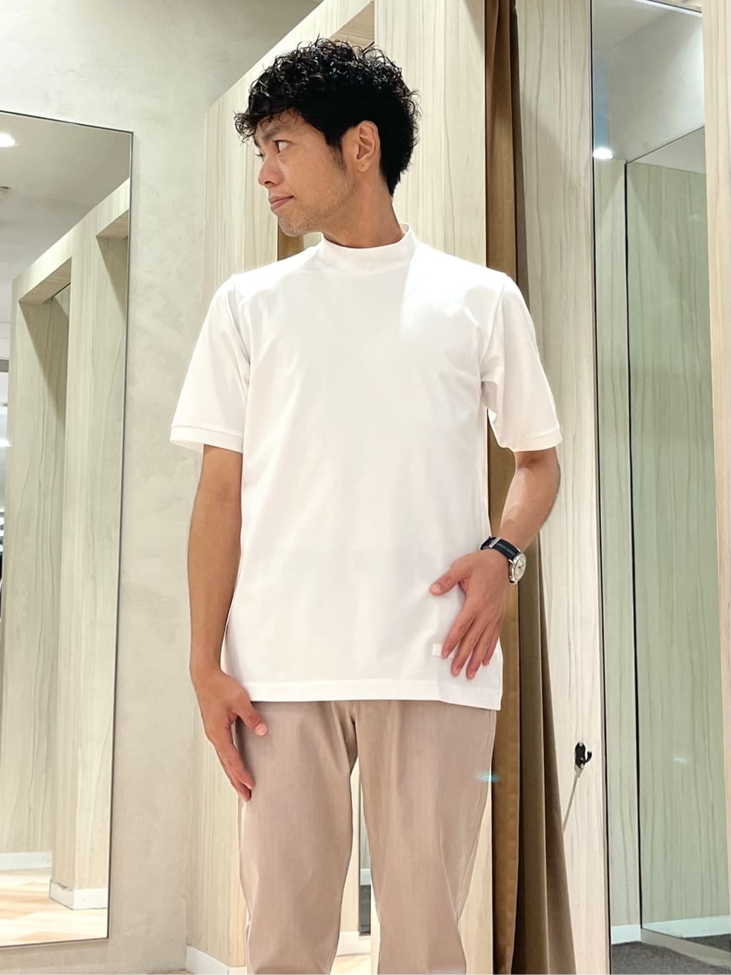 URAさんの「TAKEO KIKUCHI｜ピンジャージ 千鳥 ジャケット」を使ったコーディネート