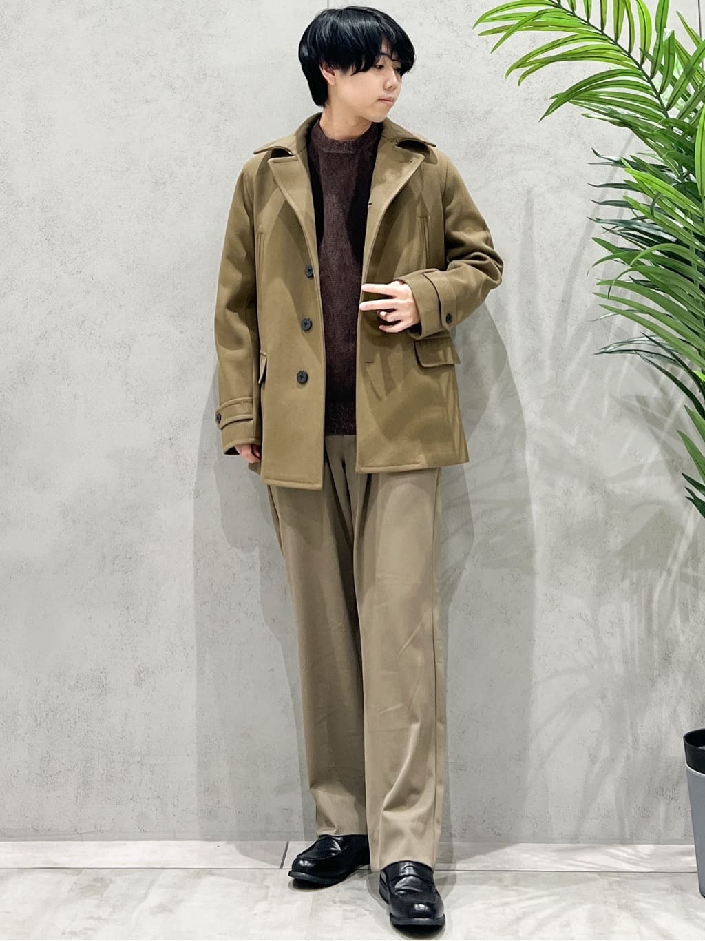 SHI-MAさんの「THE SHOP TK｜ウーリックシングルPジャケット」を使ったコーディネート