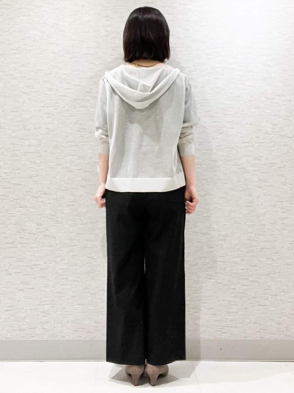 marikoさんの「Reflect｜【選べる7色◎／手洗い可／二の腕カバー】半袖ニット」を使ったコーディネート