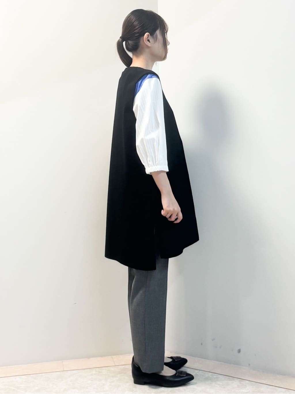 Sawaさんの「Reflect｜【体型カバー／腰周りカバー】長め丈プルオーバージャージ」を使ったコーディネート