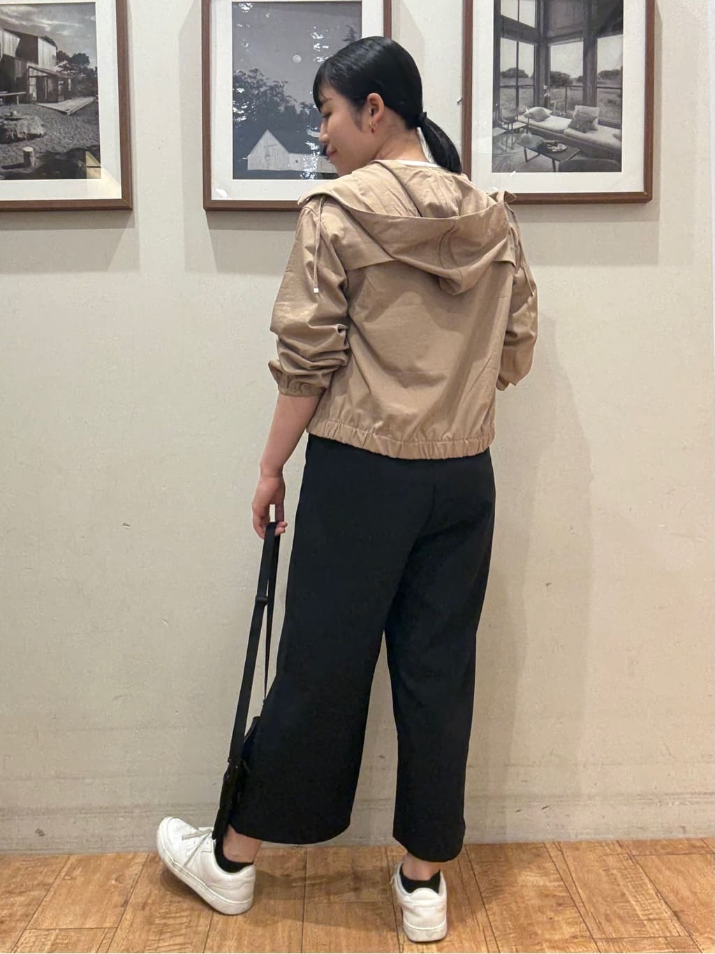 Tsuruさんの「SHOO･LA･RUE｜【ひんやり/S-LL】大人の五分袖プリントTシャツ」を使ったコーディネート