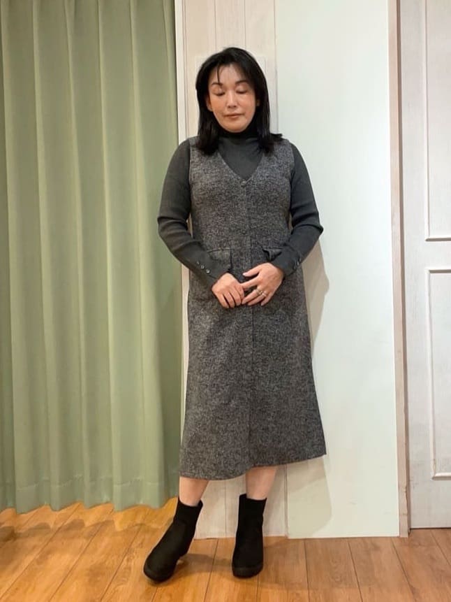 ke-yさんの「SHOO･LA･RUE｜【高レビュー/2WAY】きれい見えで上品な ストライプファートートバッグ」を使ったコーディネート