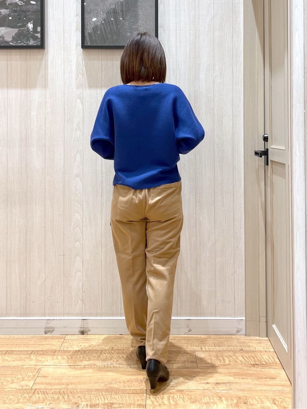 shirayuuuさんの「SHOO･LA･RUE｜【洗濯機可/S-LL】美脚見え あったか裏起毛 テーパードパンツ」を使ったコーディネート