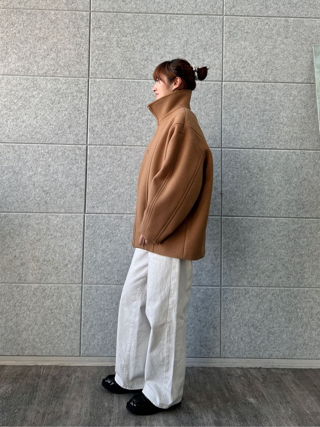 harunaさんの「CODE A｜M cloudy over V pullover」を使ったコーディネート