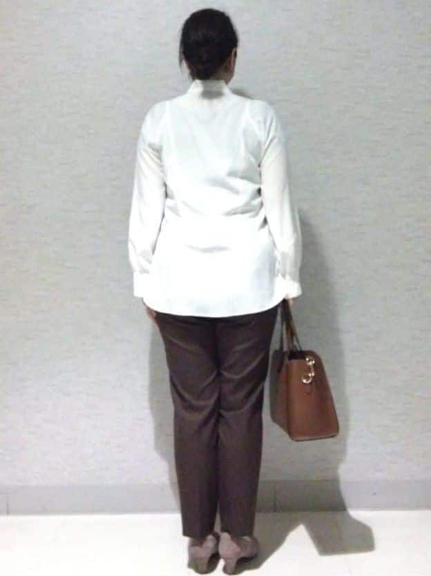 sakoさんの「Reflect｜【レイヤードに◎】ボウタイブラウス」を使ったコーディネート