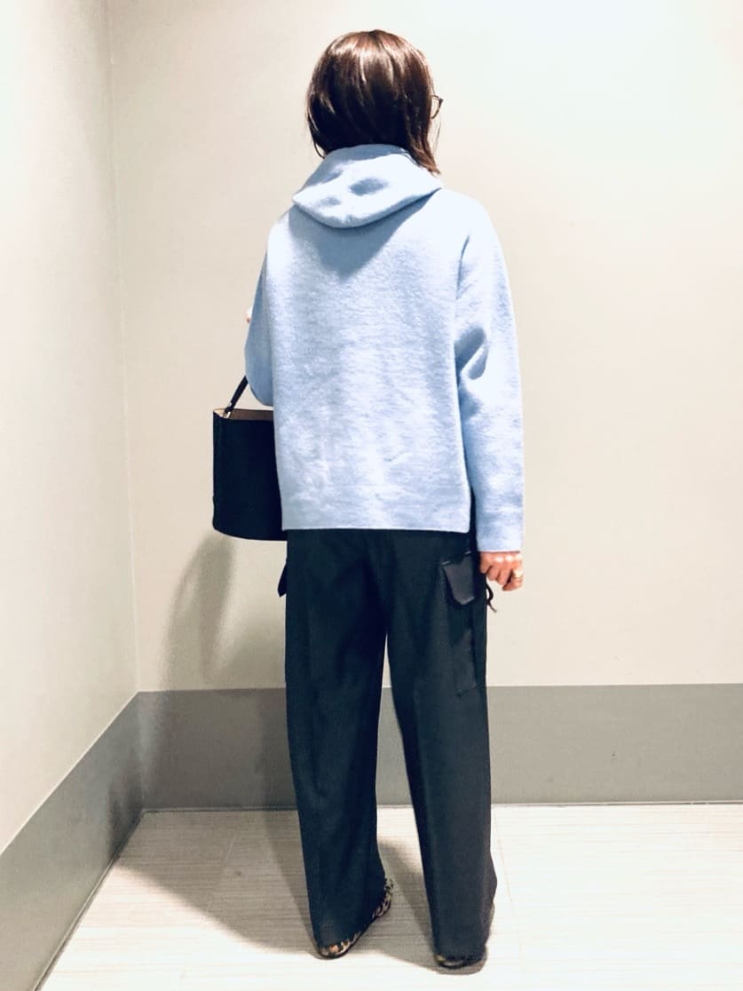 Furuさんの「DRESSTERIOR｜カシミヤブレンドフードニット」を使ったコーディネート