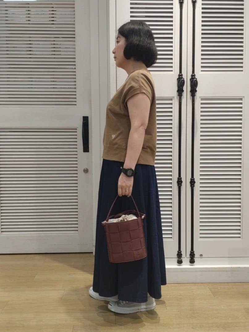 kaiさんの「Dessin｜【2WAY】メッシュバケツBAG」を使ったコーディネート