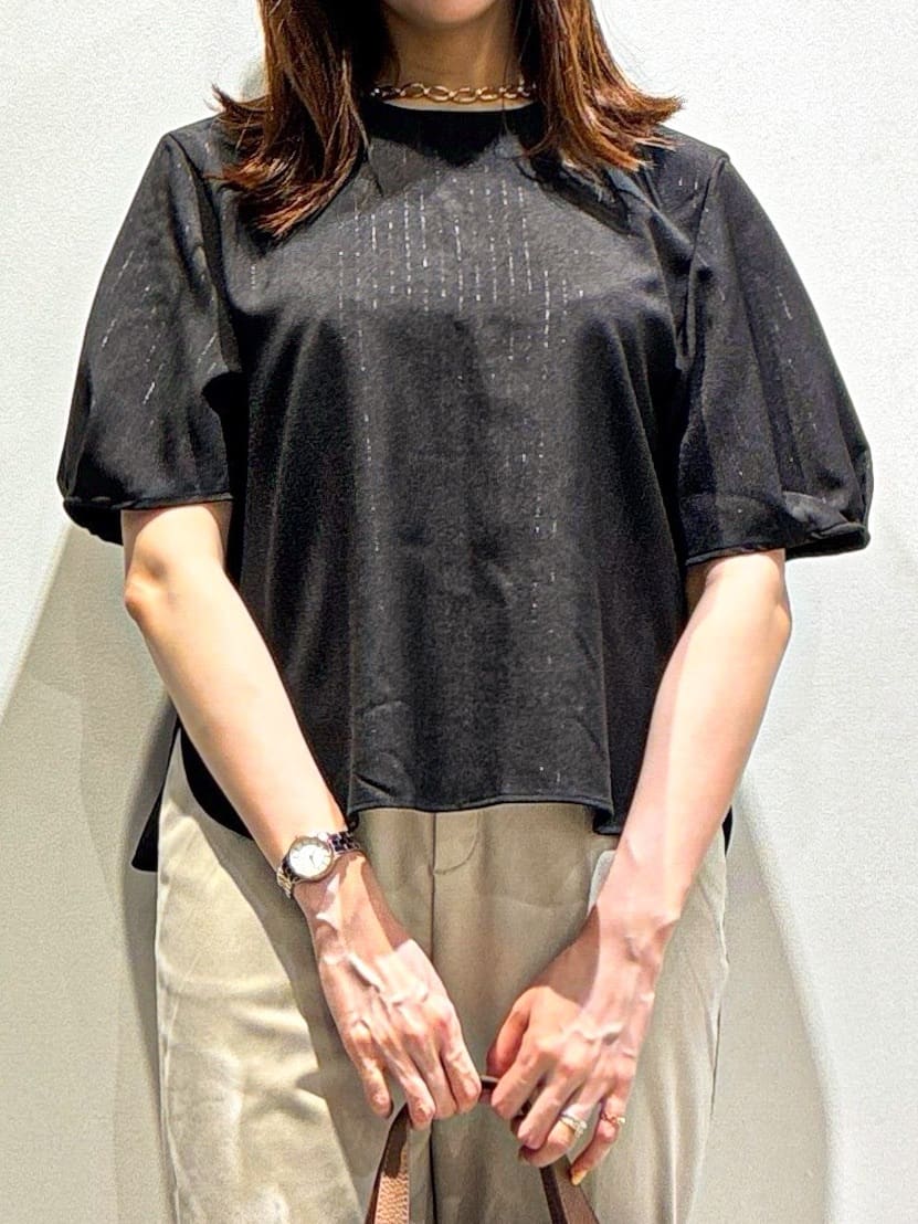 もんちゃんさんの「OPAQUE.CLIP｜チェーンマンテルネックレス」を使ったコーディネート