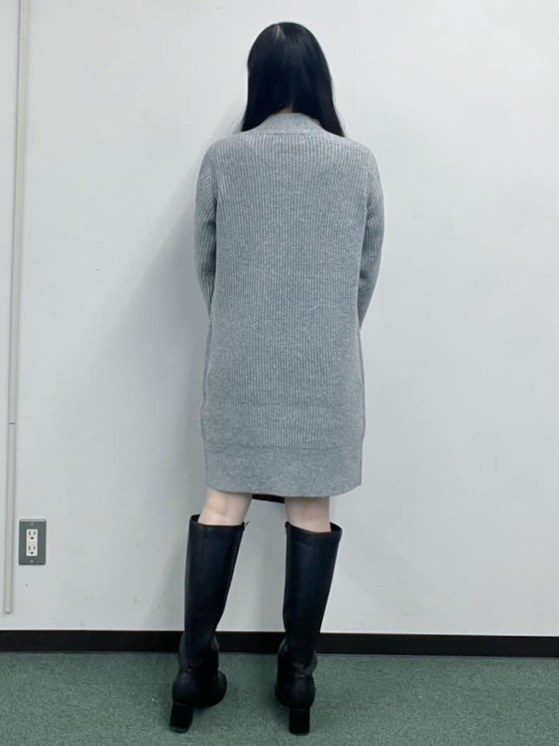 Hitomiさんの「index｜ウール混ケーブルスリーブミニワンピース【洗濯機OK】」を使ったコーディネート