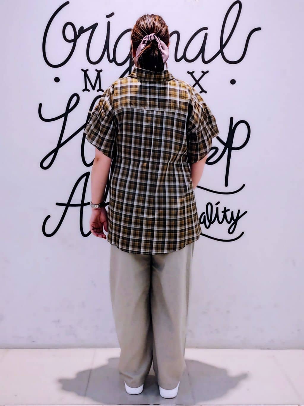 rokoさんの「THE SHOP TK｜合皮パイピングフレンチTシャツ【洗える】」を使ったコーディネート