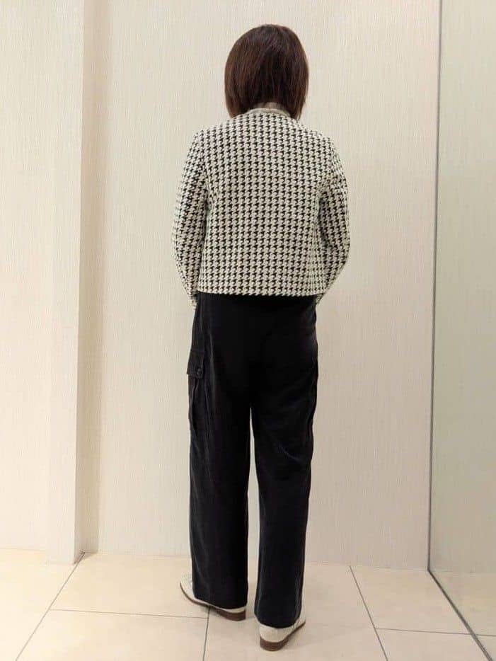u-macoさんの「UNTITLED｜【セットアップ可能】クラシックチドリ ジャケット」を使ったコーディネート