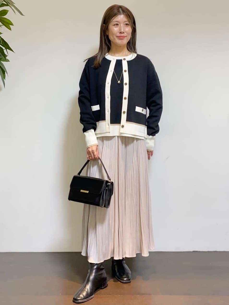 tomoさんの「UNTITLED｜【アンサンブル可/洗える】ウールミラノリブニット」を使ったコーディネート