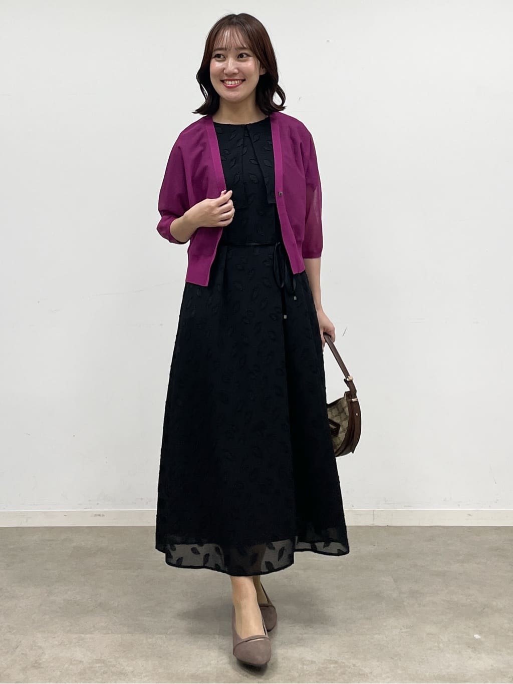 yukariさんの「Reflect｜【手洗い可】ボレロ風シアーカーディガン」を使ったコーディネート