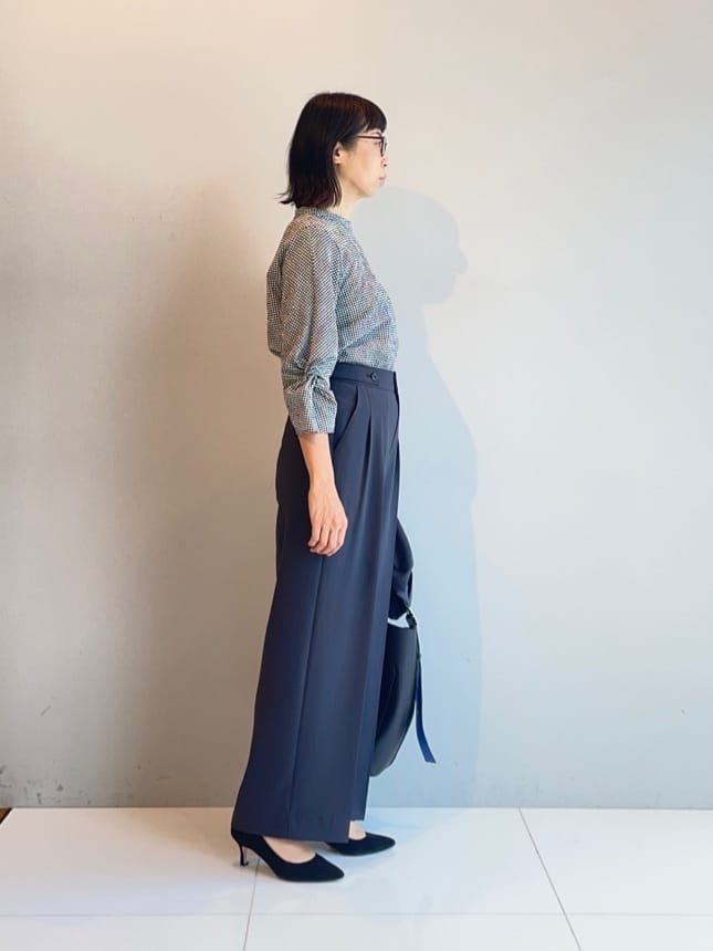 murayamaさんの「INDIVI｜【軽く羽織れる！】ダブルジャケット」を使ったコーディネート