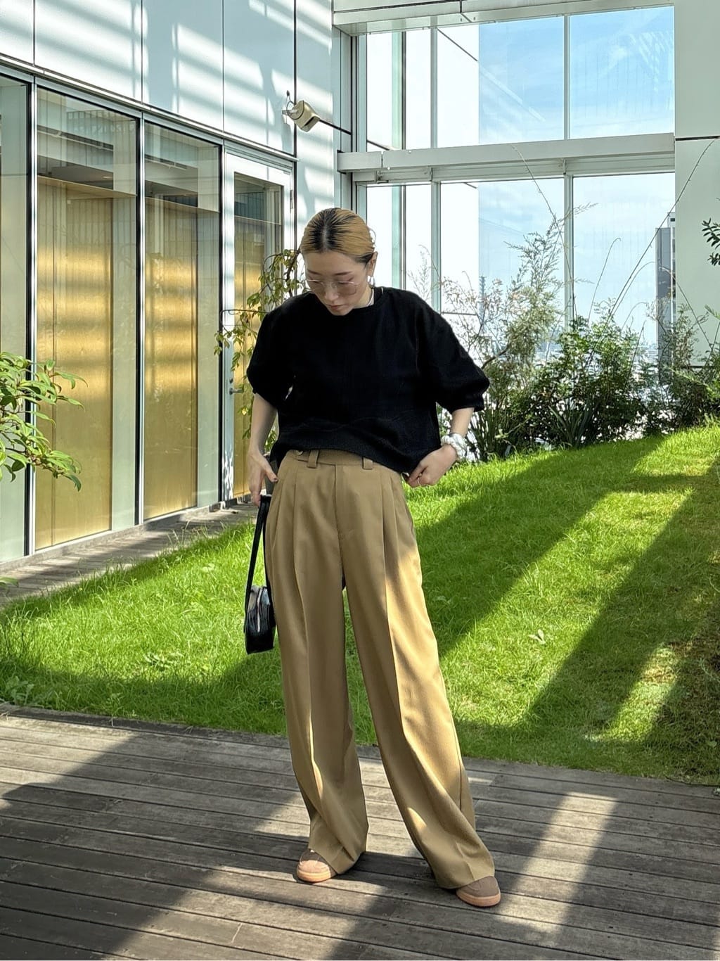 kotakiさんの「INDIVI｜フォルムスリーブカットソー」を使ったコーディネート