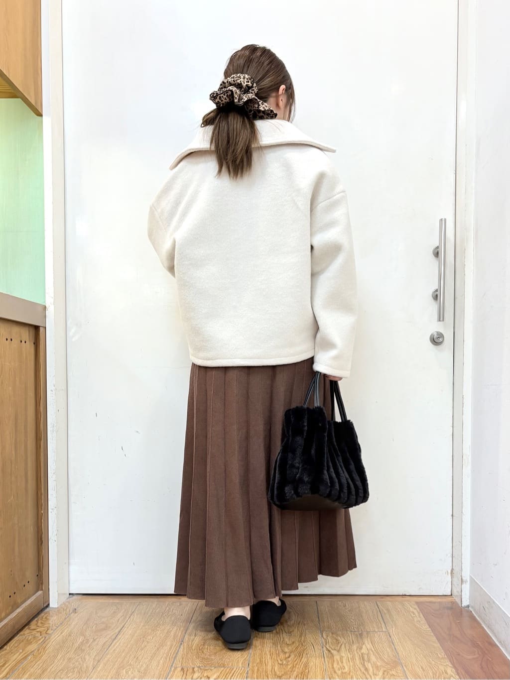 だいわさんの「SHOO･LA･RUE｜【高レビュー/2WAY】きれい見えで上品な ストライプファートートバッグ」を使ったコーディネート