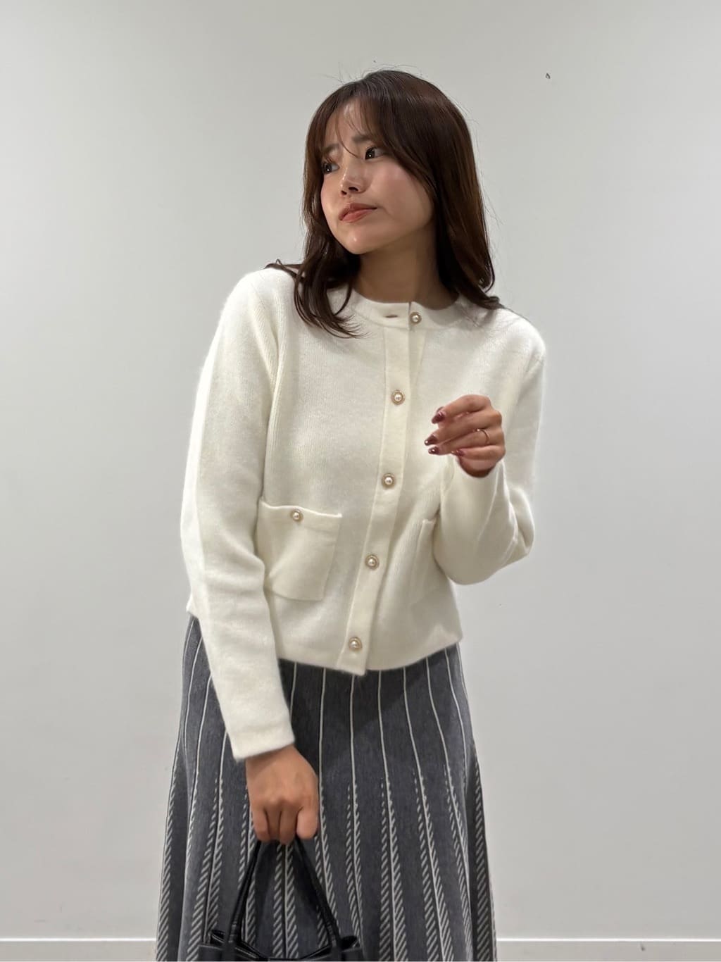 MISAKIさんの「COUP DE CHANCE｜【手洗い可】ジャケット風カーディガン」を使ったコーディネート