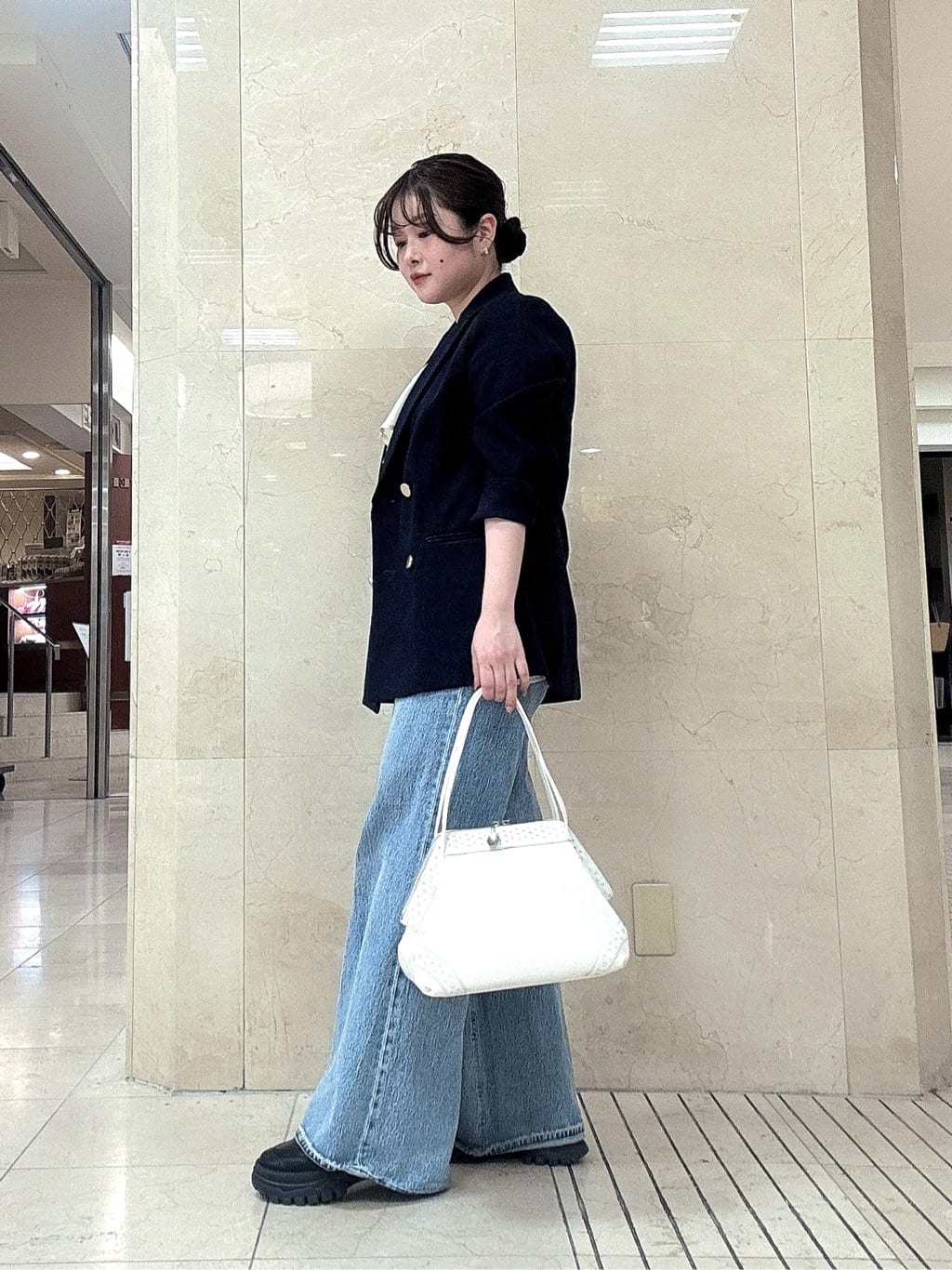 mさんの「HIROKO HAYASHI｜VELENO（ヴェレーノ）ミニボストンバッグ」を使ったコーディネート