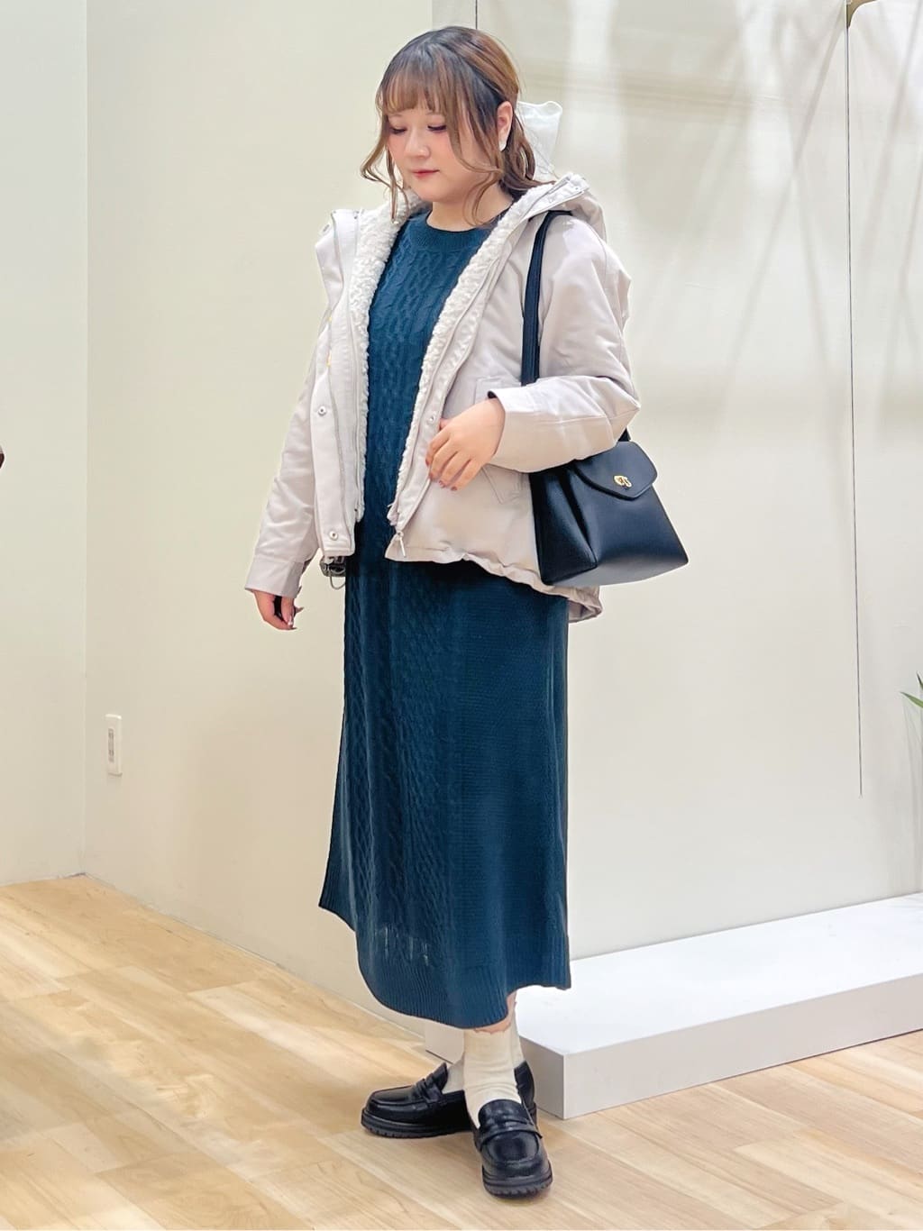 みことさんの「grove｜【名品アウター/3WAY・はっ水】ボアライナー付マウンテンパーカ」を使ったコーディネート