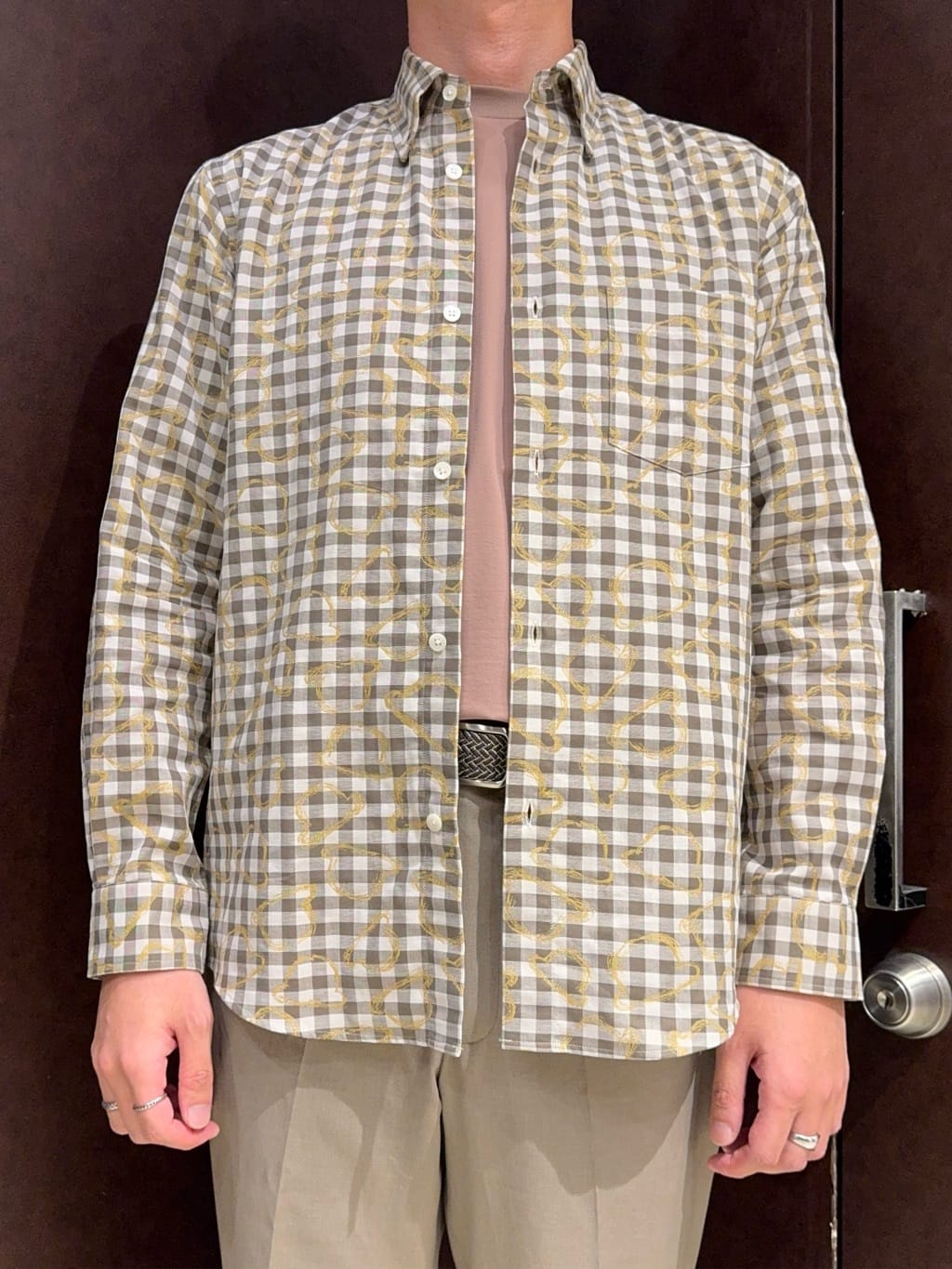 shuheiさんの「TAKEO KIKUCHI｜チェックボーラーガーゼシャツ」を使ったコーディネート