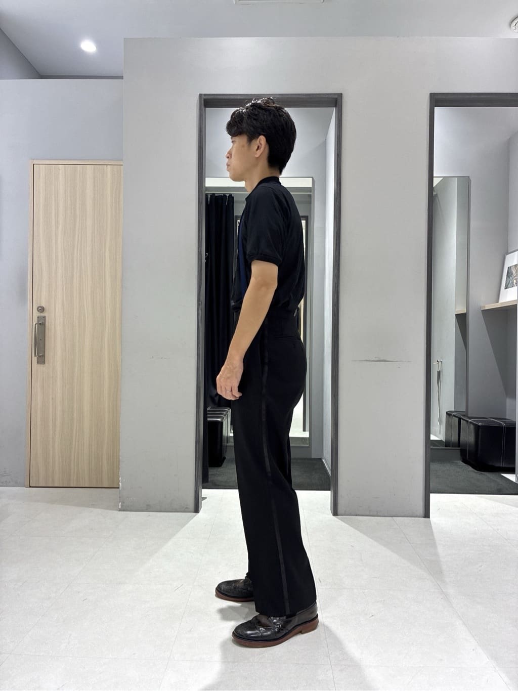 わいずみさんの「TAKEO KIKUCHI｜チェックボーラーガーゼシャツ」を使ったコーディネート
