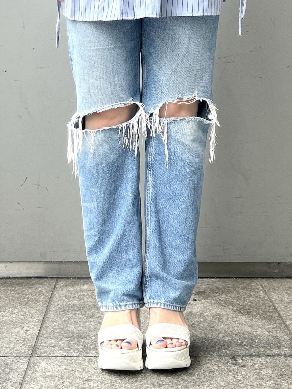 machikoさんの「ESPERANZA｜キルティングウェッジソールスポサン」を使ったコーディネート