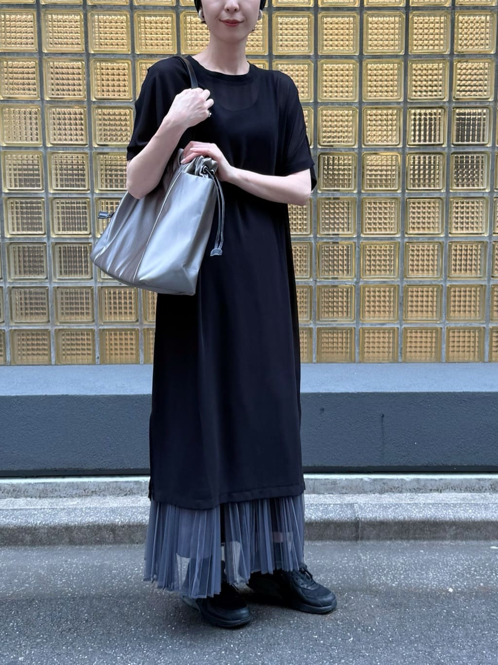 Kさんの「HIROKO HAYASHI｜LUINI SATINE（ルイーニ サティーネ）トートバッグ」を使ったコーディネート